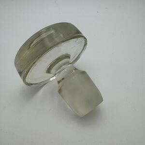 Vintage Wine Decanter Bottle Stopper 3 inch Glass